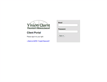 Tablet Screenshot of portal.vqpm.com